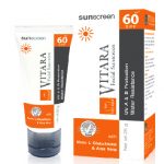 ครีมกันแดดที่ดีที่สุด Vitara Facial Sunscreen SPF50+25 gm หลอดสีส้ม
