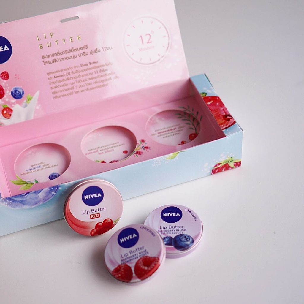 ลิปแคร์ NIVEA Lip Butter Blueberry Blush